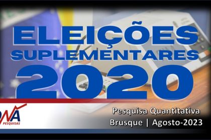 Pesquisas Eleições Suplementares Brusque/SC - Registro: SC-06617/2020