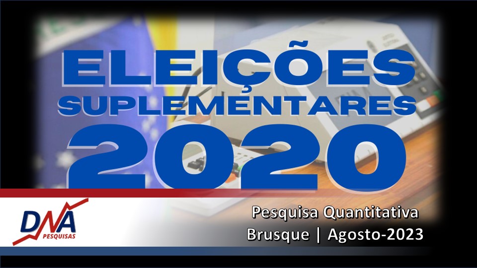 Pesquisas Eleições Suplementares Brusque/SC - Registro: SC-06617/2020